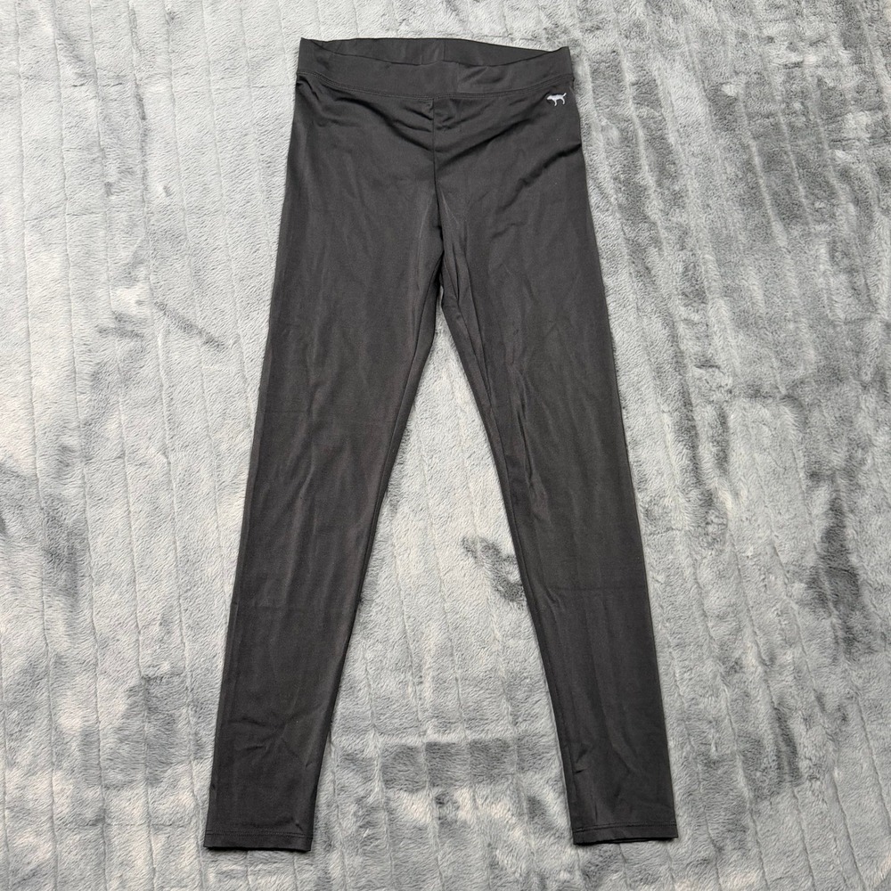 Pink Victoria's Secret Women's Black Activewear Leggings Size Medium 11402